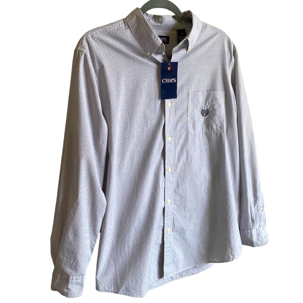 NWT Chaps Men’s Button Down Long Sleeve - Picture 3 of 4